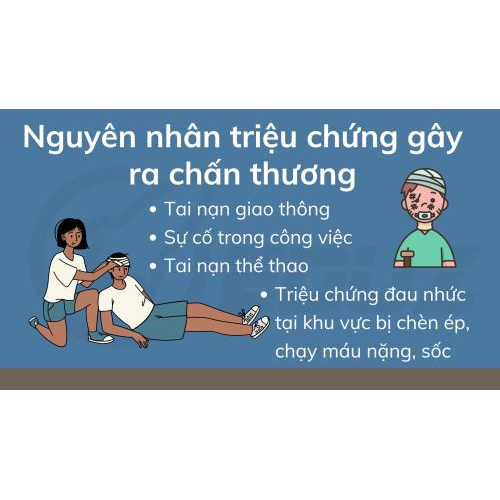 2. Nguyên nhân, triệu chứng gây ra chấn thương